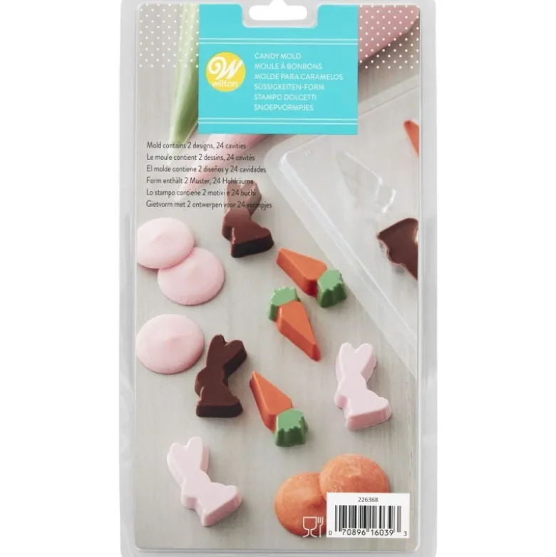 Moule à Chocolat Mini Lapins et Carottes - Wilton