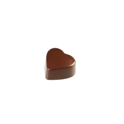 Moule Chocolat Polycarbonate Praline Cœur 2,5 x 2,8 x H 1,6 cm (x24) - Pavoni