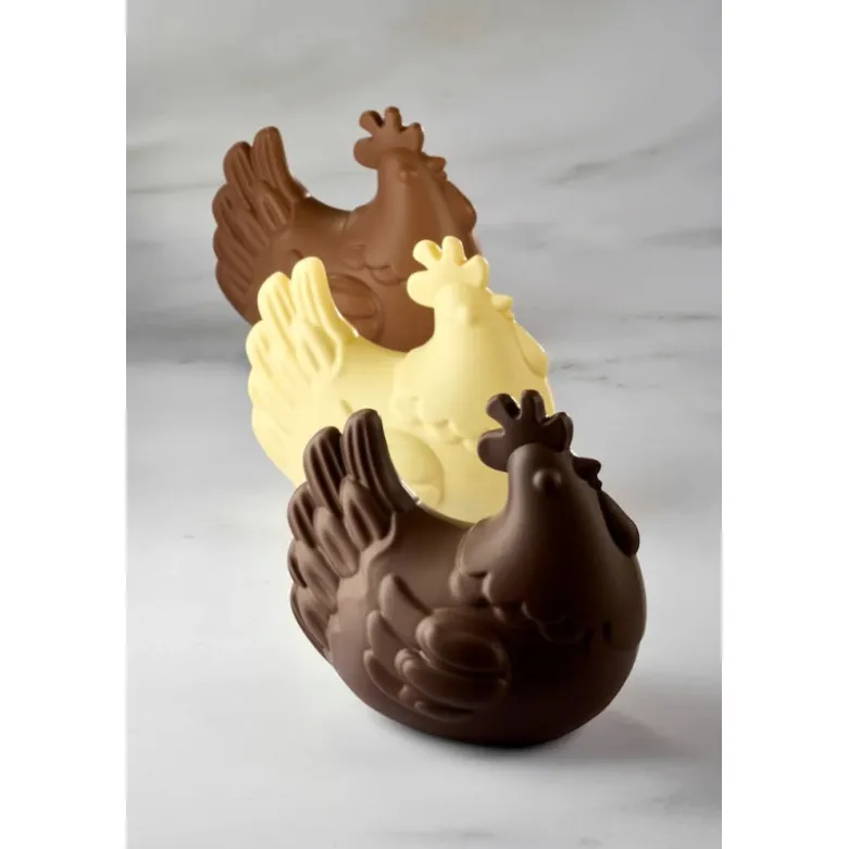 Moule Chocolat Poule (x2) - Pavoni
