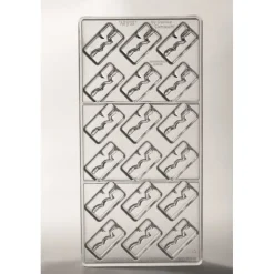 Moule chocolat rectangle Abyss - Pavoni Italia
