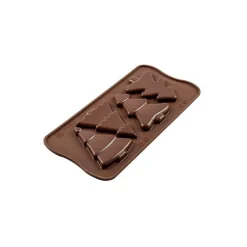 Moule chocolat Sapin x4 - Silikomart