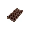 Moule chocolat silicone cône x15 - Silikomart