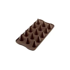 Moule chocolat silicone cône x15 - Silikomart