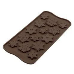 Moule chocolat silicone Flocon - Silikomart