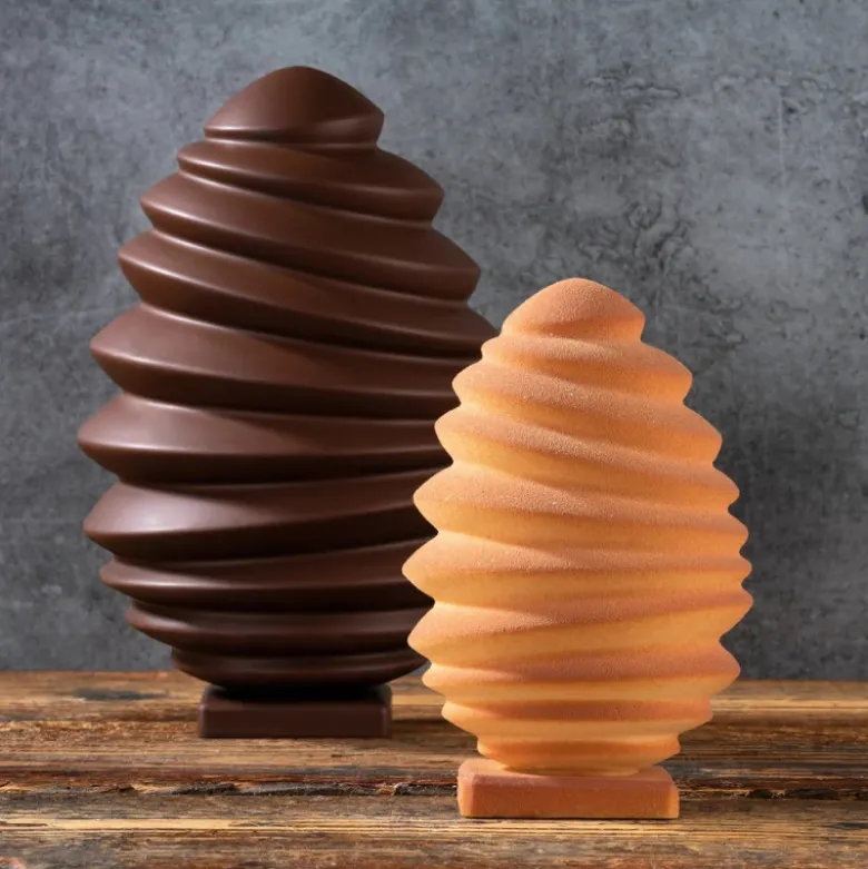 Moule Chocolat Œuf Pagoda 13,7 x 13,7 cm x H 21,2 cm (x2) - Pavoni