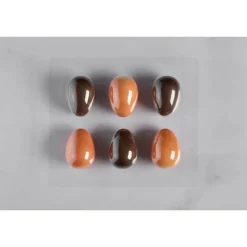 Moule Chocolat 6 Œufs Ø 5 x H 6,8 cm (x3) - Pavoni
