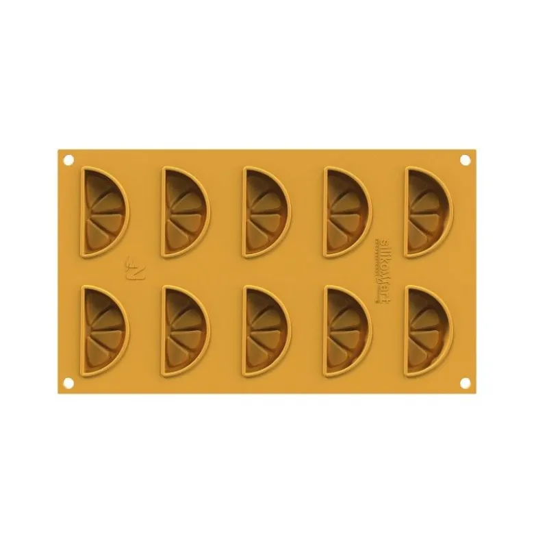 Moule citron Limone Naturae x10 - Silikomart Professional
