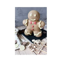 Moule 3D choco Bonhomme Pain d'Epices - ScrapCooking