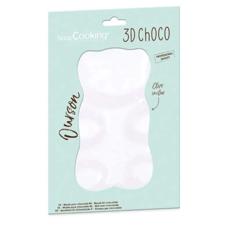Moule 3D choco Ourson - ScrapCooking