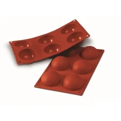 Moule demi-sphère silicone x6 - Silikomart
