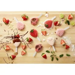 Moule à glace Fraise empilable x4 - Lékué