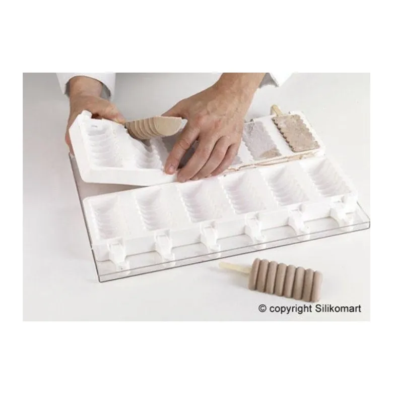 Moule glace Tango spirale x12 - Silikomart Professional