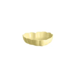 Moule à Gâteau Cœur en Céramique Jaune Vanille 26,5 x 24,5 cm Madeleine - Emile Henry