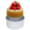 Moule gâteau rond 10cm H 7,5cm fond amovible - PME