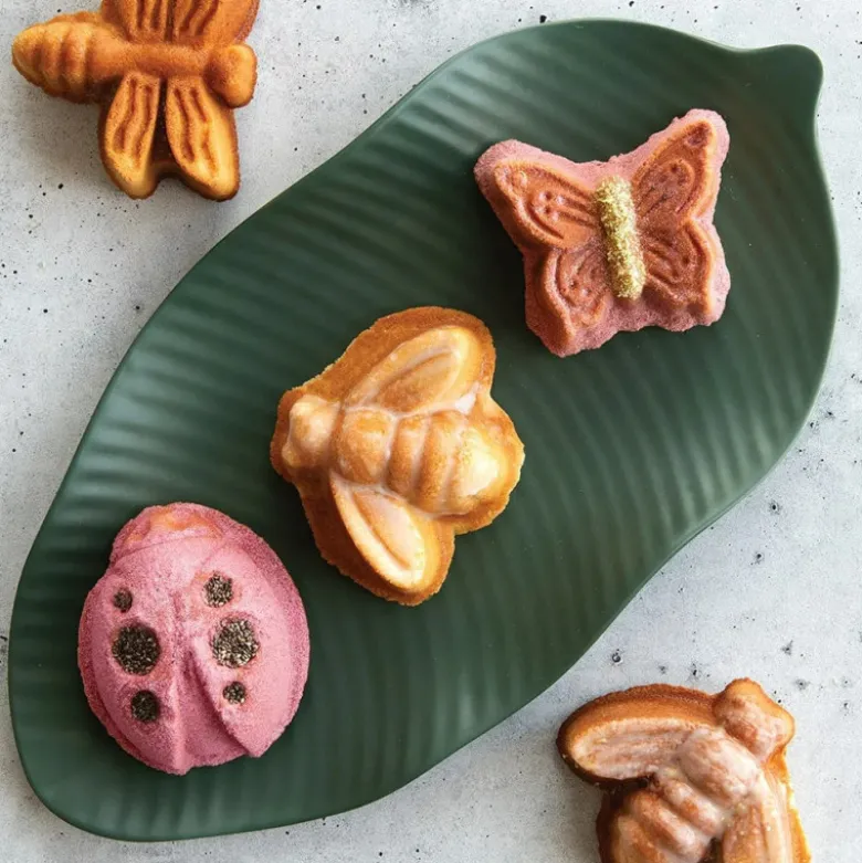 Moule à Gâteaux Coccinelle et Libellule (x8) Toffee - Nordic Ware