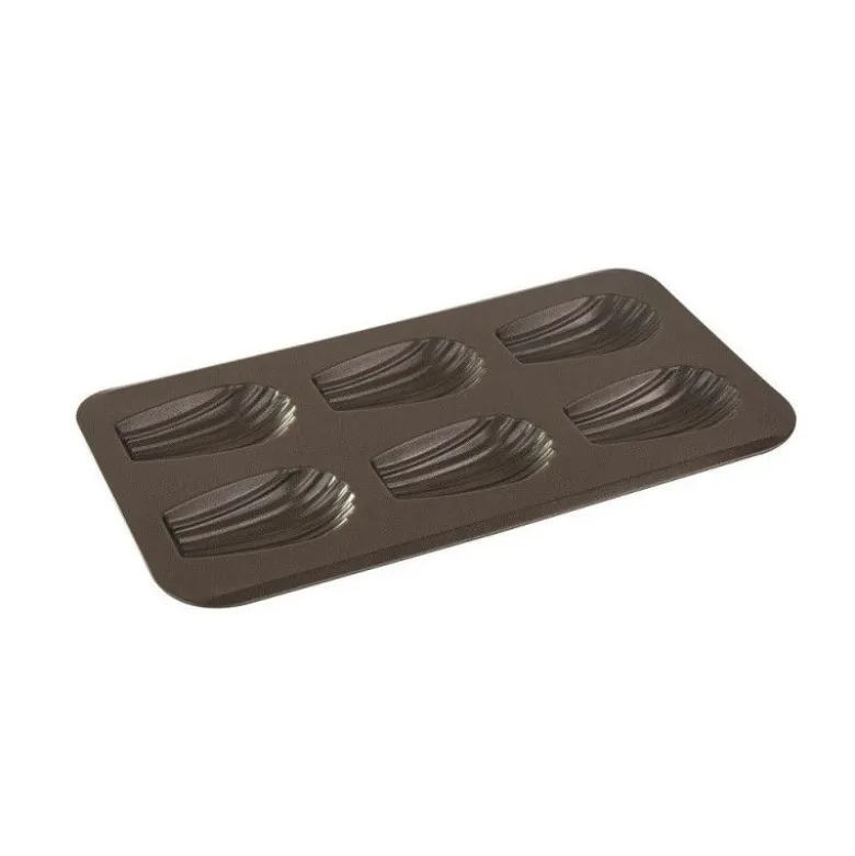 Moule à Madeleines XXL x6 Anti-Adhésif - Gobel
