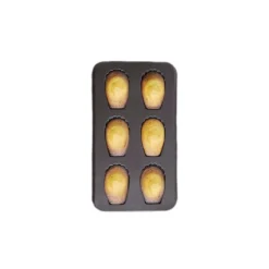Moule à Madeleines XXL x6 Anti-Adhésif - Gobel