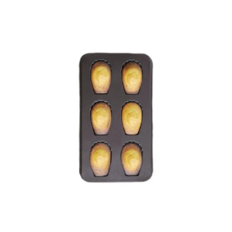 Moule à Madeleines XXL x6 Anti-Adhésif - Gobel
