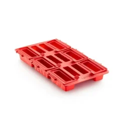 Moule mini bûche carrée avec insert silicone x6 - Lékué