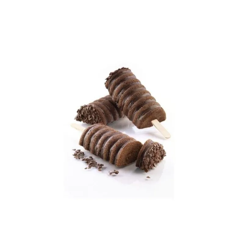Moule mini glace Tango spirale x4 - Silikomart