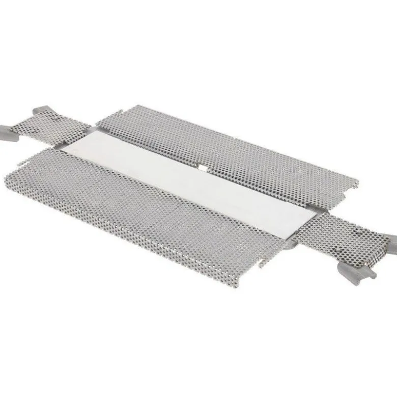Moule pâté croûte inox pliant perforé Geo Forme 35cm - de Buyer