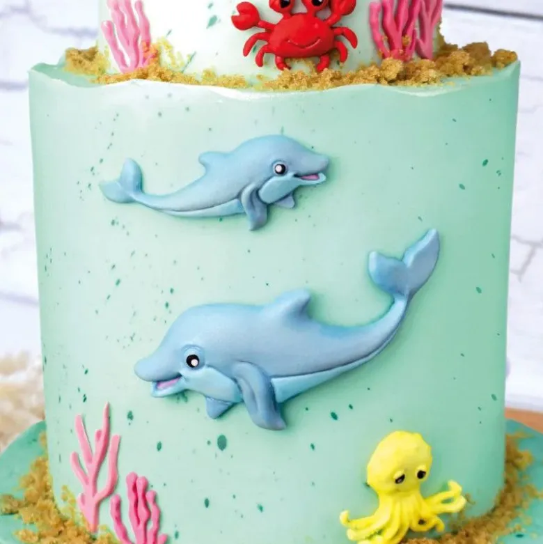 Moule pâte à sucre Dauphins - Katy Sue