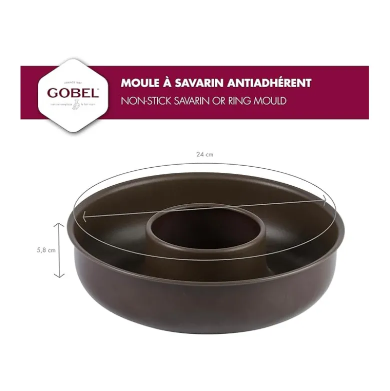Moule à savarin 24cm - Gobel