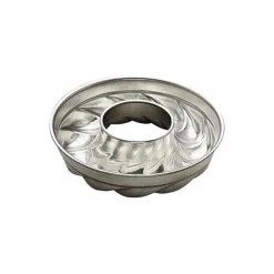 Moule à savarin torsadé en fer blanc – Gobel