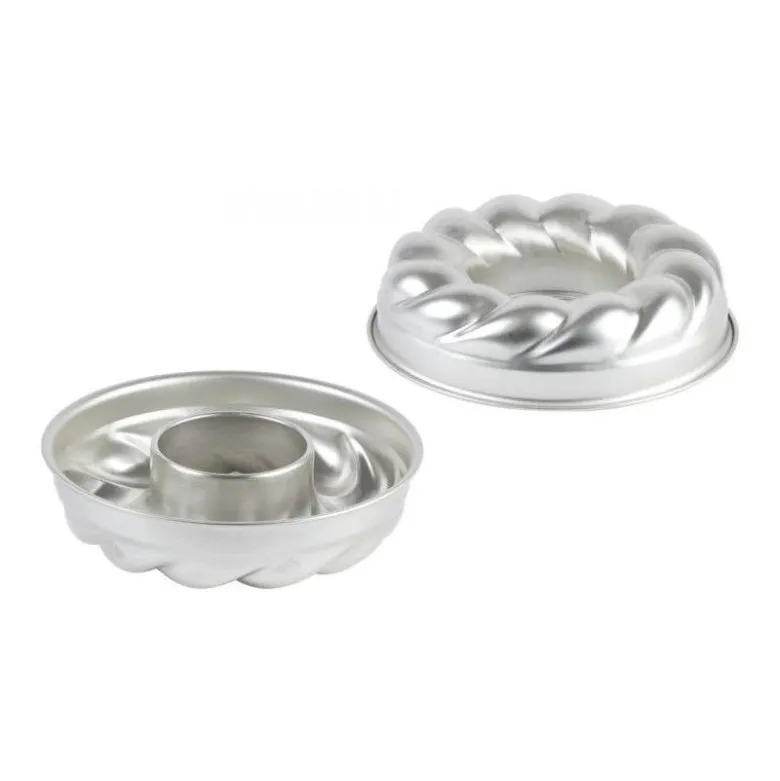 Moule à savarin torsadé en fer blanc – Gobel