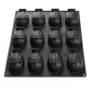 Moule Silicone Amande 9,3 x 5,8 x H 3,8 cm (x12) - Pavoni