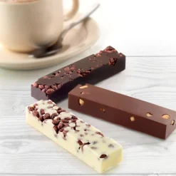 Moule silicone barre choco Snack x8 - Silikomart