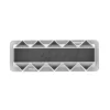 Moule Silicone Bûche Pixel 25 x 8,5 x H 7 cm - Silikomart Professional
