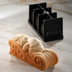 Moule Silicone Bûche Traineau 25 x 8 cm x H 11 cm - Pavoni