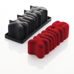 Moule Silicone Bûche Xmas 25 x 8 cm x H 7,5 cm - Pavoni