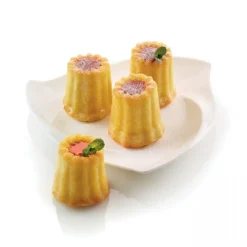 Moule Silicone 8 Cannelés 5,5 cm x H 5,5 cm - Silikomart