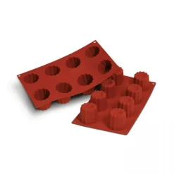 Moule Silicone 8 Cannelés 5,5 cm x H 5,5 cm - Silikomart