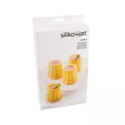 Moule Silicone 8 Cannelés 5,5 cm x H 5,5 cm - Silikomart