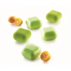 Moule silicone carrées bombés x15 - Silikomart