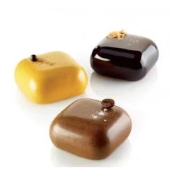 Moule silicone carrés bombés x8 - Silikomart
