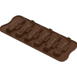 Moule Silicone Chocolat Casse-Noisette 2,6 x 8,4 x H 1,4 cm (x6) Easy Choc - Silikomart