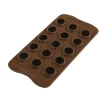Moule silicone chocolat sphères torsadées x15 - Silikomart