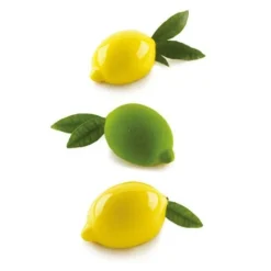 Moule silicone citrons x4 trompe l'oeil - Silikomart