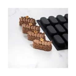 Moule silicone éclair Pastel x12 - Pavoni Italia