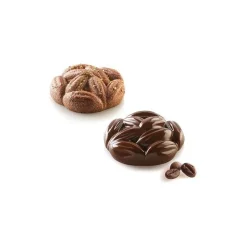 Moule silicone cocoa x8 - Silikomart professional