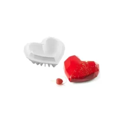 Moule silicone Coeur Amore Origami - Silikomart