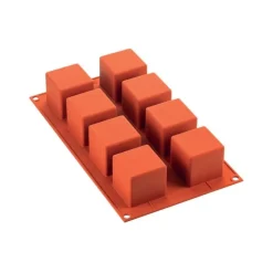 Moule silicone cube x8 - Silikomart