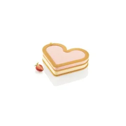 Moule silicone cœur Love story- Silikomart