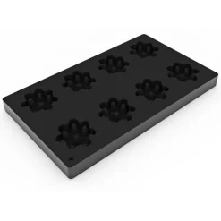 Moule Silicone Décor Mini Framboises Ø 6,2 cm x H 2,1 cm (x8) - Pavoni