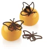 Moule silicone décor papillon Grace x6 - Silikomart