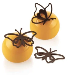 Moule silicone décor papillon Grace x6 - Silikomart